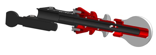 Cobb Reverse Lockout Pull - White/Race Red 2004-2021 Subaru STI