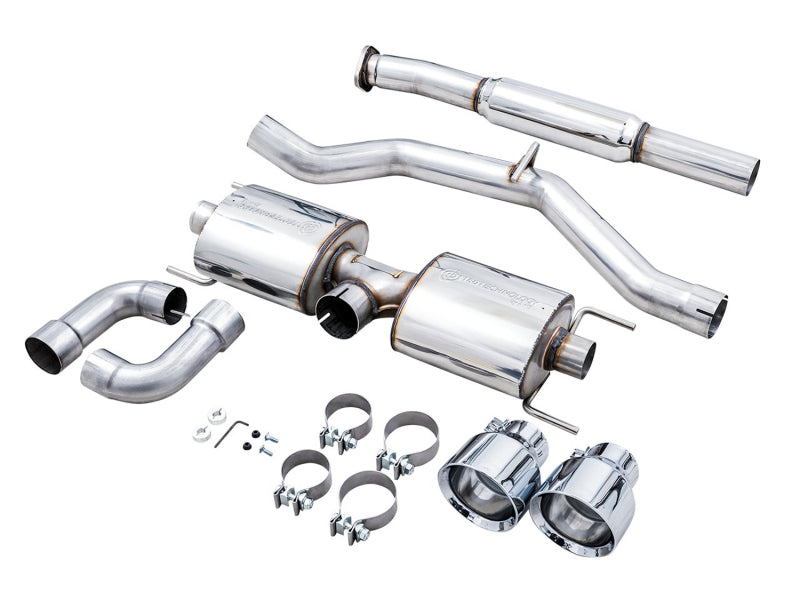 AWE Touring Edition Catback Exhaust w/ Chrome Silver Tips 2013-2024 BRZ / 2017-2021 Toyota 86 / 2022-2024 GR86