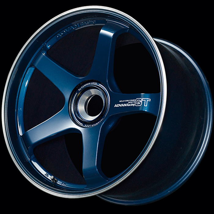 Advan GT for Porsche 20x9.0 / +49 Offset / CL-CL / Racing Titanium Blue & Ring