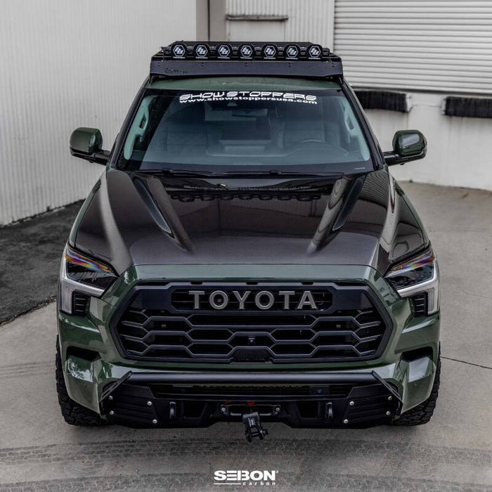 Seibon OE Style Carbon Fiber Hood 2022-2025 Toyota Tundra