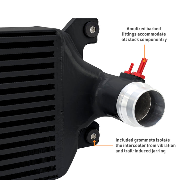 Mishimoto 2024+ Toyota Tacoma Performance Intercooler - Black