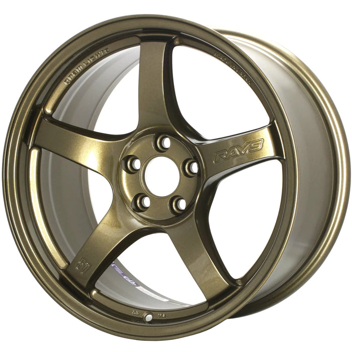 Gram Lights 57CR 18x9.5 38mm 5x114.3 Almite Gold