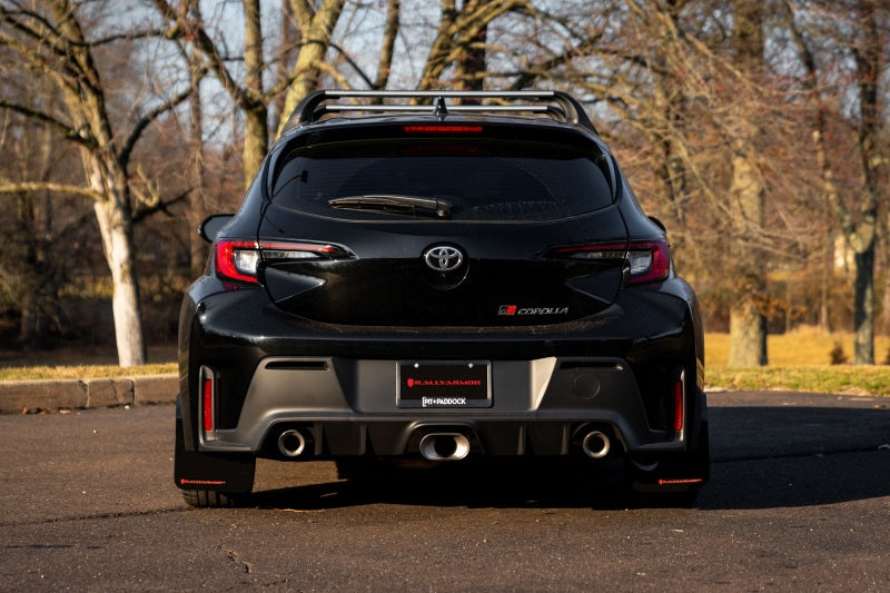 Rally Armor 2023 Toyota GR Corolla Red UR Mud Flap w/ Black Logo