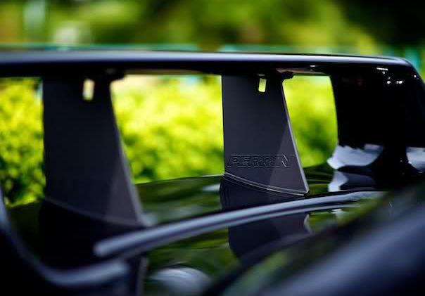 Perrin 2004-2007 STi Black Plastic Wing Support