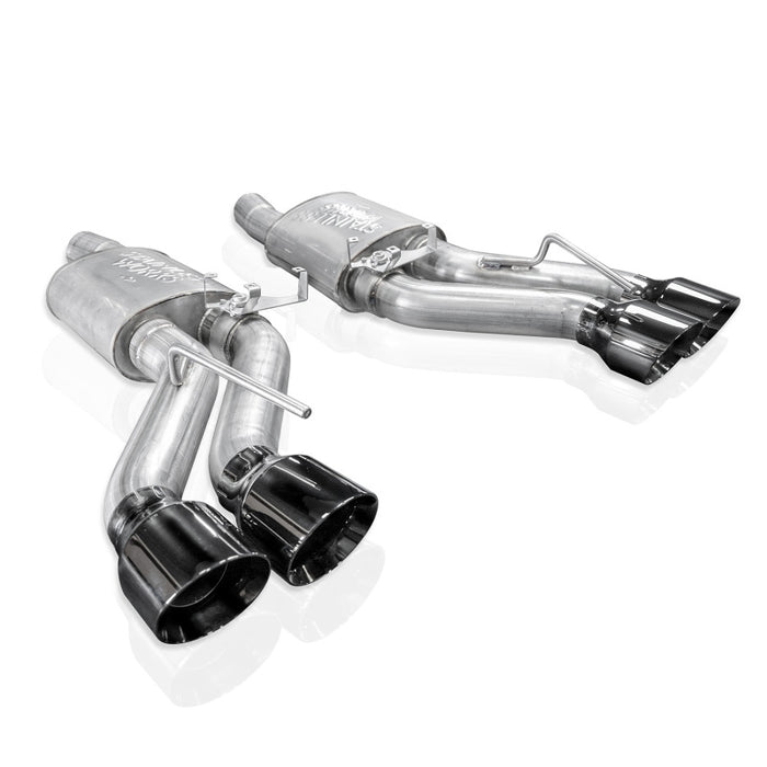 Stainless Works 22-25 Cadillac CT5-V Blackwing Axleback Exhaust - Black Chrome Tips