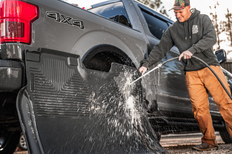 Husky Liners 2019+ Ford Ranger SuperCrew Cab WeatherBeater Black Front & 2nd Seat Floor Liners