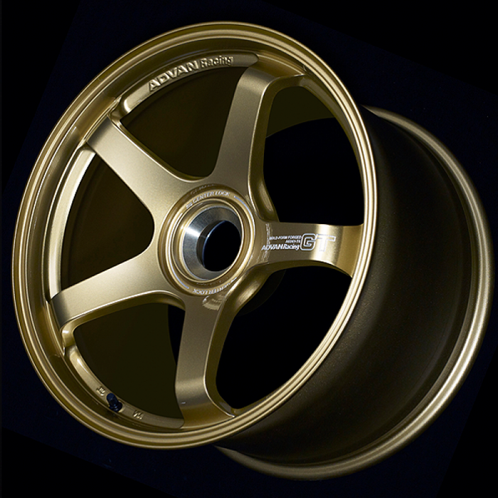 Advan GT for Porsche 19x8.5 / +50 Offset / 5-130 / 71.6mm Bore / Racing Brass Gold