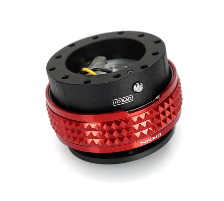NRG Quick Release Kit - Pyramid Edition - Black Body / Red Pyramid Ring