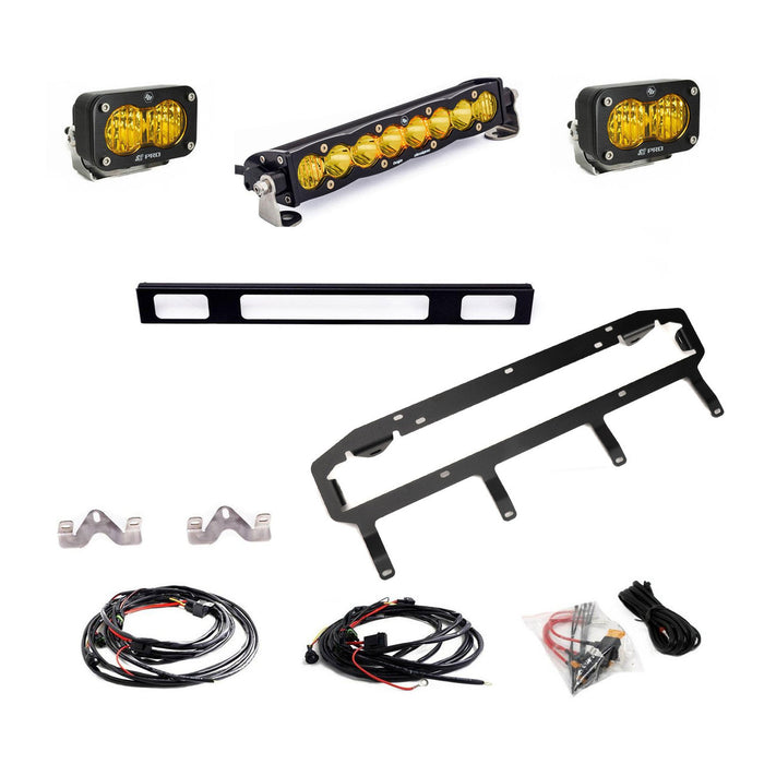 Baja Designs 2025 Toyota 4Runner TRD 10in Pro S2 Pro Grille Light Replacement Kit - Amber