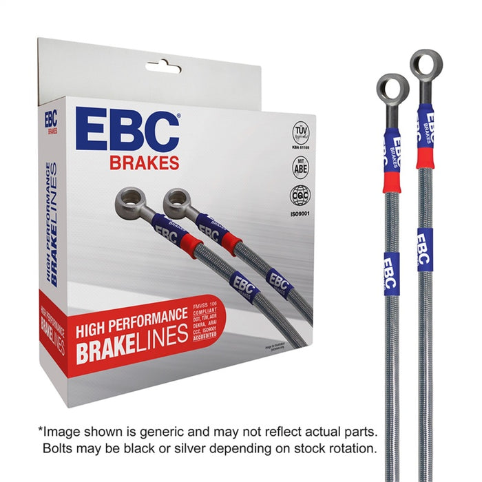 EBC Stainless Steel Brake Line Kit 2015-2021 WRX w/ Steel Calipers