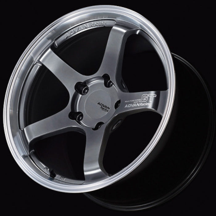 Advan GT Premium 21x9.5 +40 5-114.3 Machining & Hyper Platinum Black Wheel