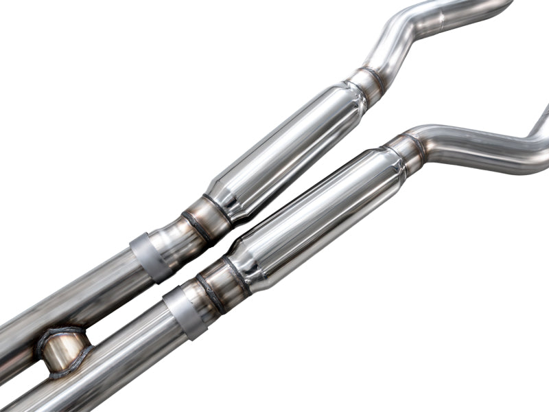AWE 18-23 S550 Mustang GT SwitchPath Exhaust - Chrome Silver Tips