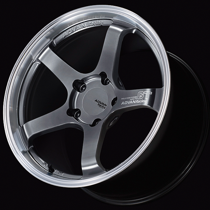 Advan GT for Porsche 18x10.0 / +40 Offset / 5-130 / 71.6mm Bore / Machining & Hyper Platinum Black