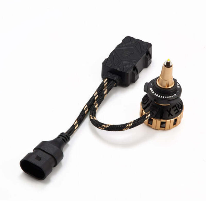 AlphaRex Gold Ammo Panoramic LED Light Bulbs - H11