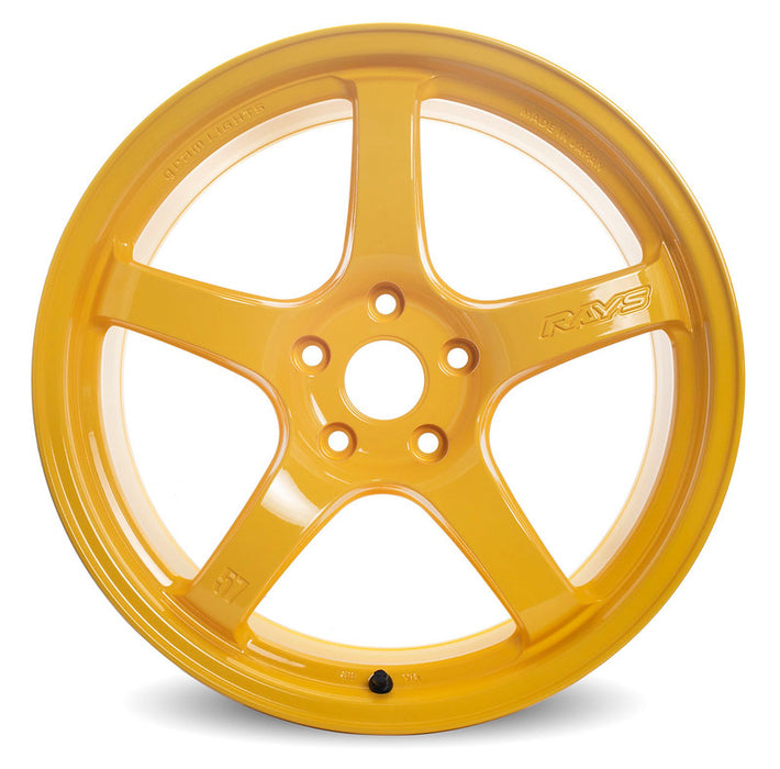 Gram Lights 57CR 18X9.5 38mm 5x100 Mach Yellow