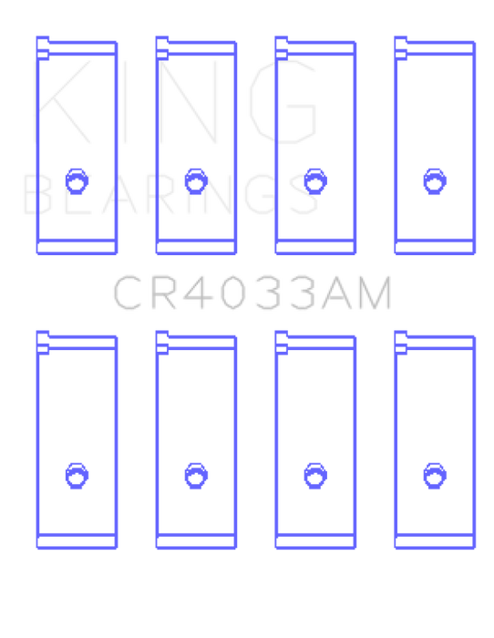 King Acura SOHC 16 Valve/Honda SOHC 16 Valve/DOHC 16 Valve Rod Bearing Set - Size STD