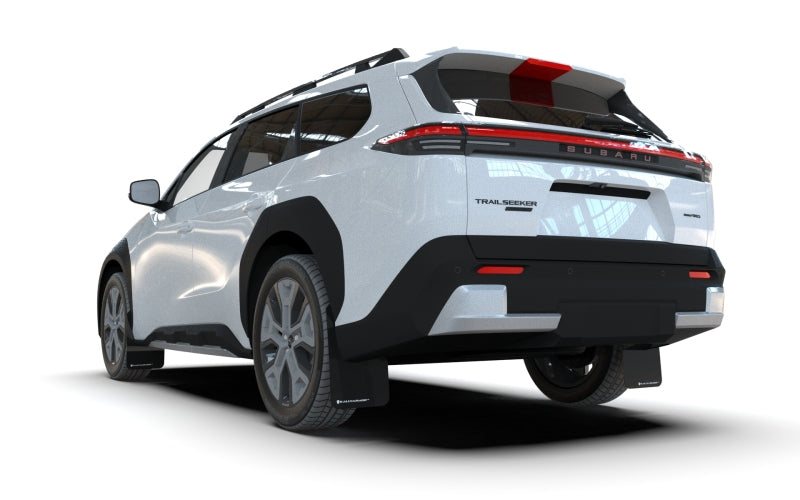 Rally Armor 2026+ Subaru Trailseeker Black UR Mud Flap w/White Logo
