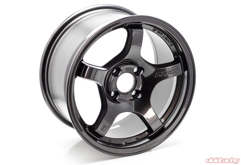 Gram Lights 57CR 15x8.0 28mm 4x100 Super Dark Gunmetal