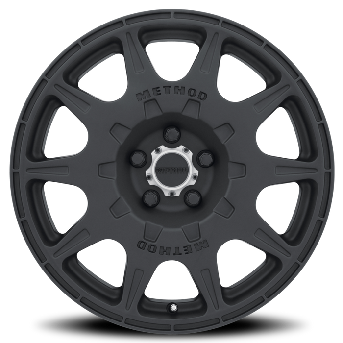 Method MR502 RALLY 17x8 +38mm Offset 5x4.5 67.1mm CB Matte Black Wheel
