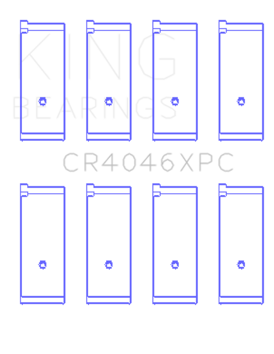 King Honda B20B4/B20Z2/D16 Series/ZC 16V pMaxKote Performance Rod Bearing Set - Size STD
