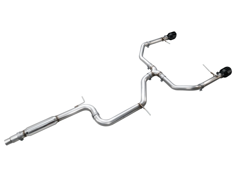 AWE 22-25 Volkswagen Jetta GLI Track Edition Exhaust - Diamond Black Tips