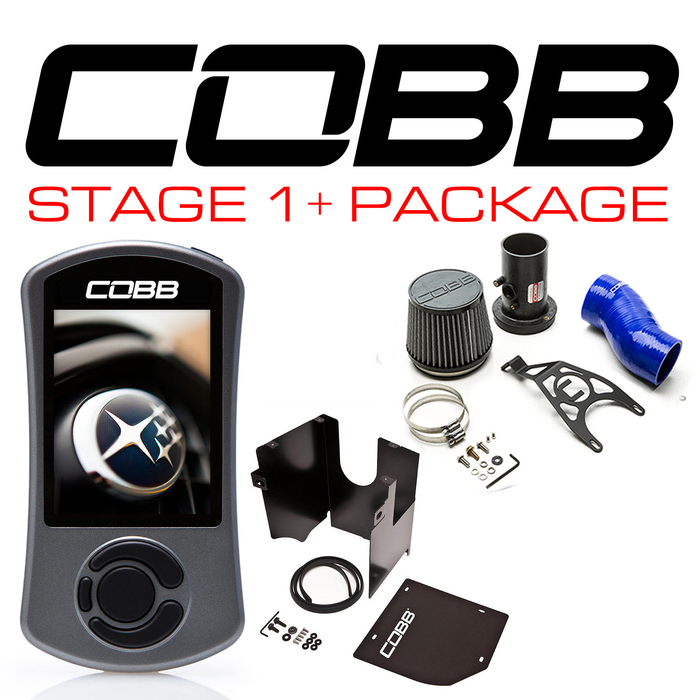 Cobb Stage 1+ Power Package w/ Blue Intake 2008-2014 WRX / 2008-2014 STI / 2009-2013 Forester XT