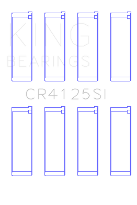 King Subaru EJ20/EJ22/EJ25 (Including Turbo) Silicone Bi-Metal Alum Rod Bearing Set - Size STD