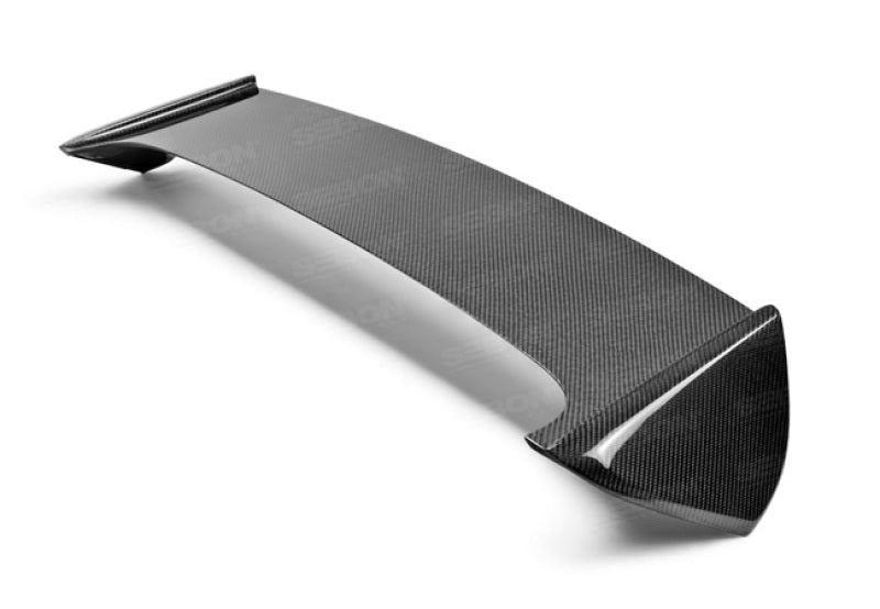 Seibon OEM-style Carbon Fiber Rear Spoiler Shaved 2008-2014 Subaru WRX/STi Hatchback