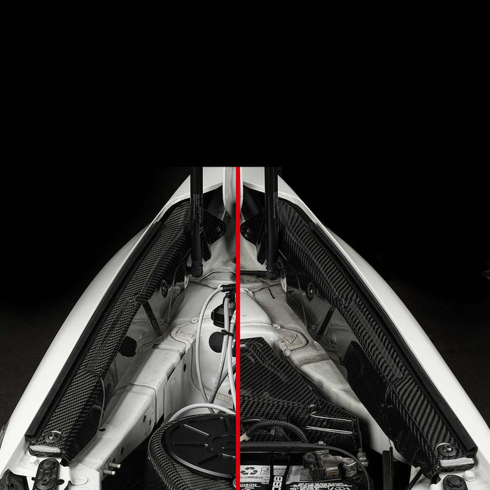 COBB Redline Gloss Carbon Fender Shrouds 2015-2021 Subaru WRX / STI