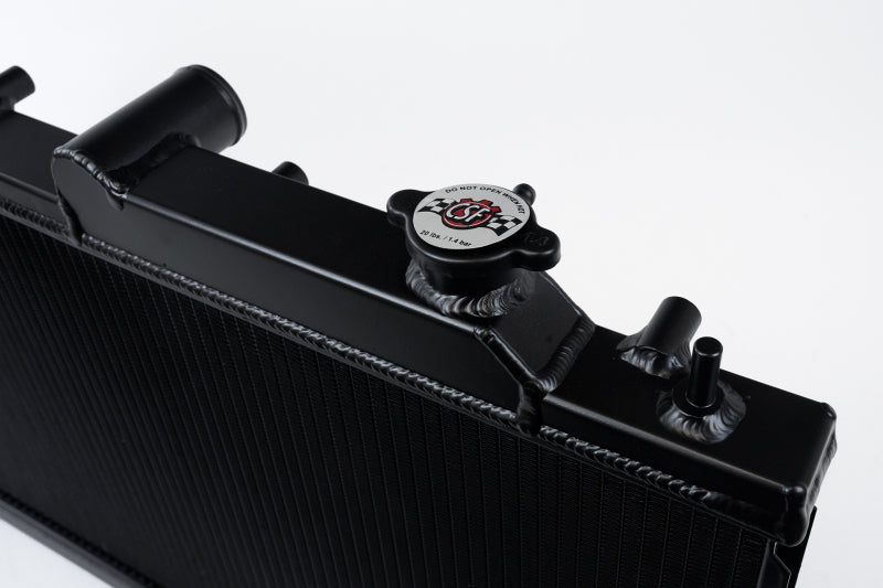 CSF 1-Row 31mm High-Performance Aluminum Radiator Black 2008-2021 WRX / 2008-2021 STI