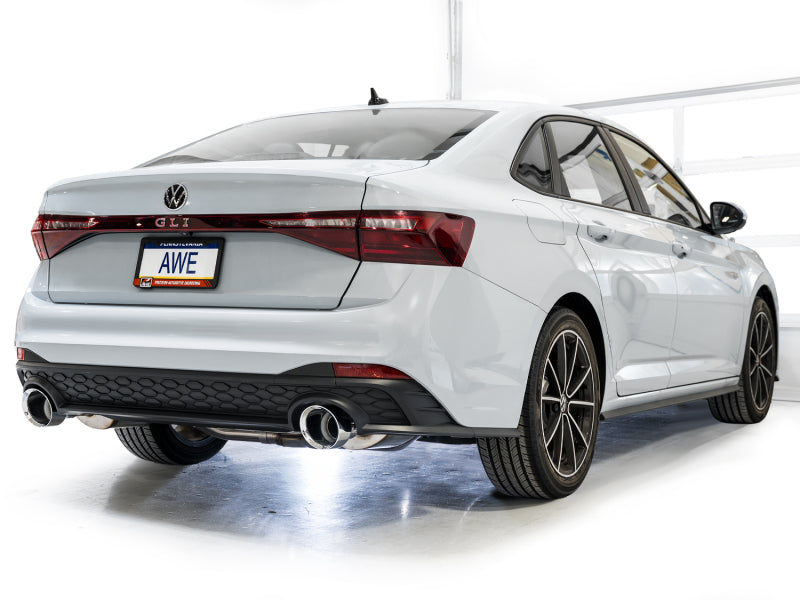 AWE 22-25 Volkswagen Jetta GLI Touring Edition Exhaust - Chrome Silver Tips