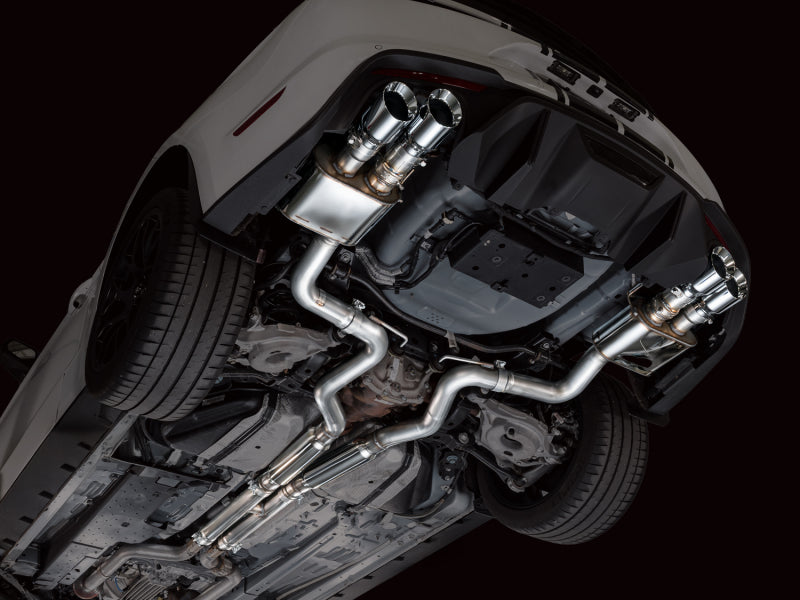 AWE 18-23 S550 Mustang GT SwitchPath Exhaust - Chrome Silver Tips