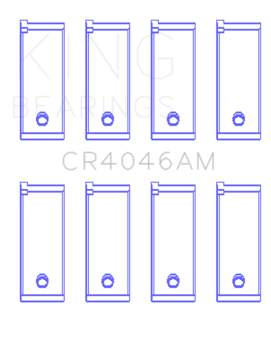 King Engine Bearings Honda D16A/D16Y/D16Z Rod Bearing Set - Size +0.25mm