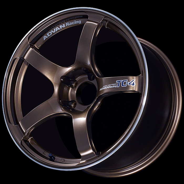 Advan TC4 17x6.5 / +40 Offset / 4-100 / 63mm Bore / Umber Bronze Metallic & Ring