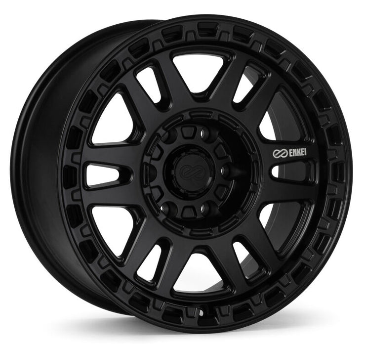 Enkei Trail-Tracker 18x9 / 6x139.7 BP / ET0 / 106.1mm Bore - Matte Black Wheel
