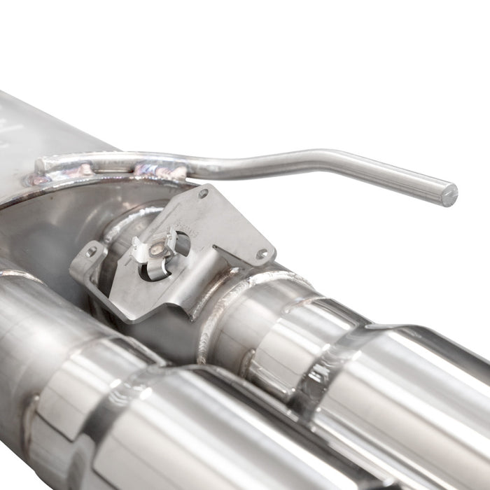 Stainless Works 2024 Mustang GT Catback Quad Tips Redline Sound X-Pipe Performance Connect Exhaust