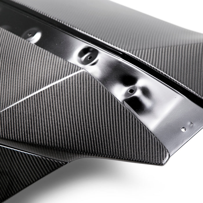 Seibon Carbon Fiber Gloss Finish Trunk Lid 2016-2021 Honda Civic 2 Door Coupe FC4