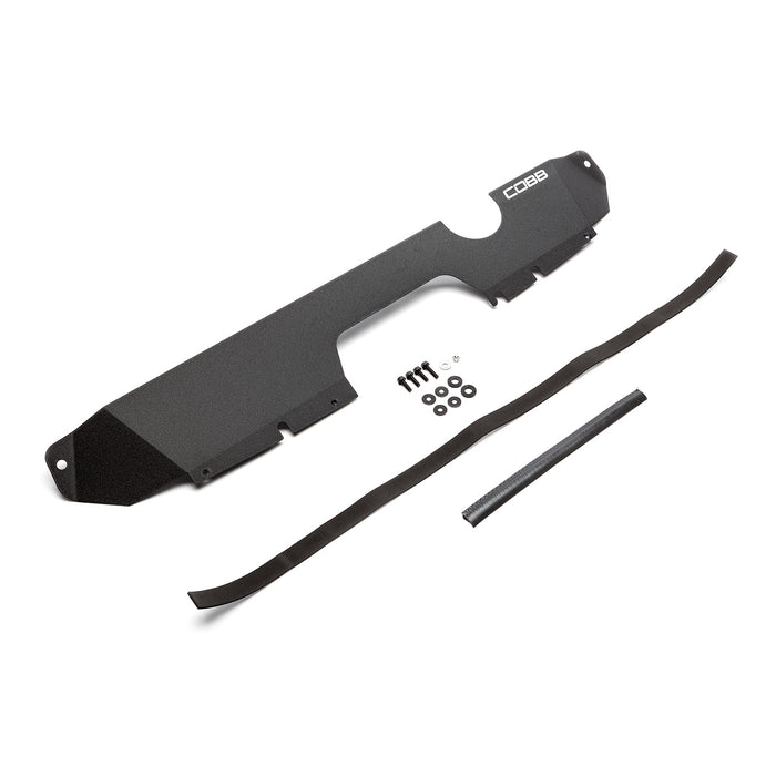 Cobb Wrinkle Black Radiator Shroud + Alternator Cover Package - 2015-2021 Subaru STI