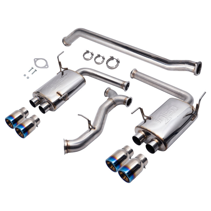 Injen Catback Exhaust w/ Quad Titanium Tips 2015-2021 WRX / 2015-2021 STI