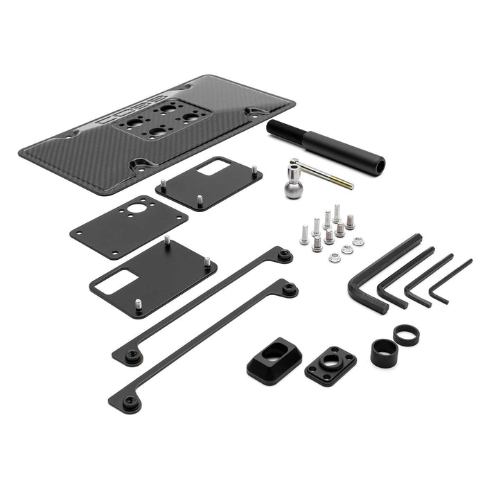 COBB Redline Carbon Fiber License Plate Relocation Mount 2015-2025 WRX / 2015-2021 STI / 2013-2025 BRZ/FRS/86/GR86