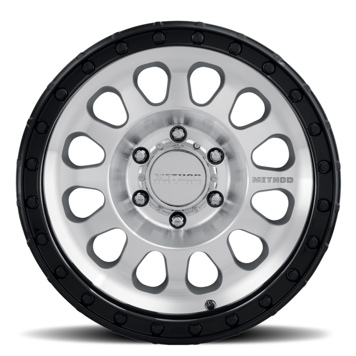 Method MR315 18x9 +18mm Offset 6x5.5 106.25mm CB Machined Wheel - Gloss Black Lip