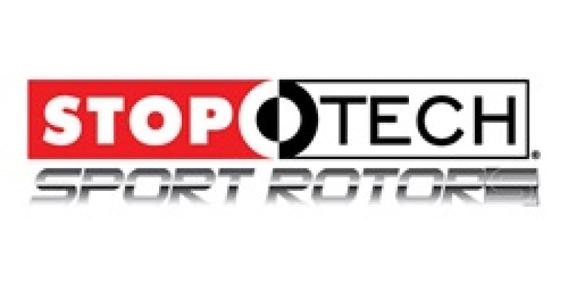 StopTech Slotted Sport Left Brake Rotor 2015-2021 Subaru WRX