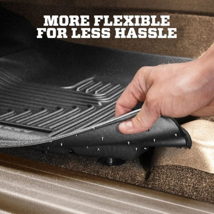 Husky Liners 2019+ Ford Ranger SuperCrew Cab WeatherBeater Black Front & 2nd Seat Floor Liners