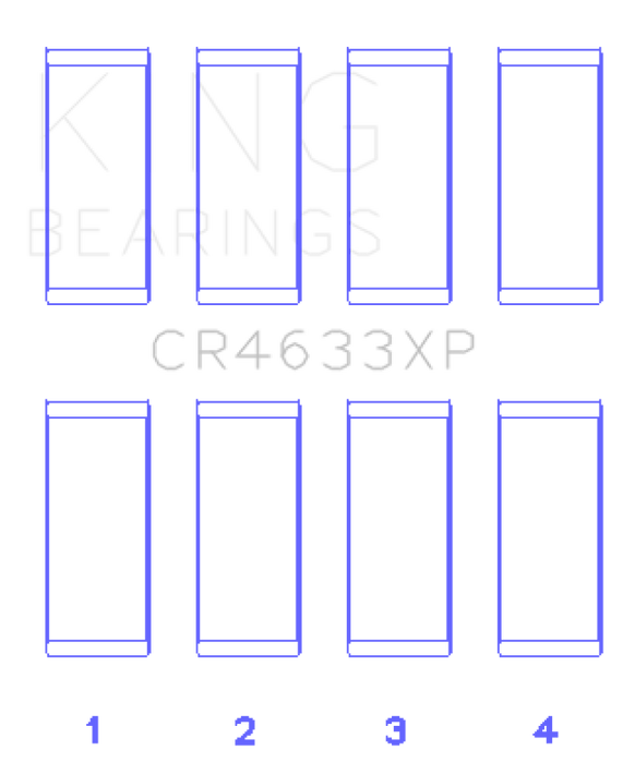 King Engine Bearings Peugeot EP6DT/BMW N14B16C Rod Bearing Set - Size STD