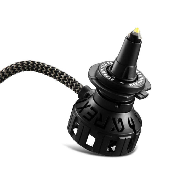 AlphaRex Black Ammo Panoramic LED Light Bulbs - H11