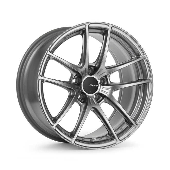 Enkei NVR5 18x9in / 5x100 BP / ET48 / 75mm Bore - Dark Hyper Silver Wheel