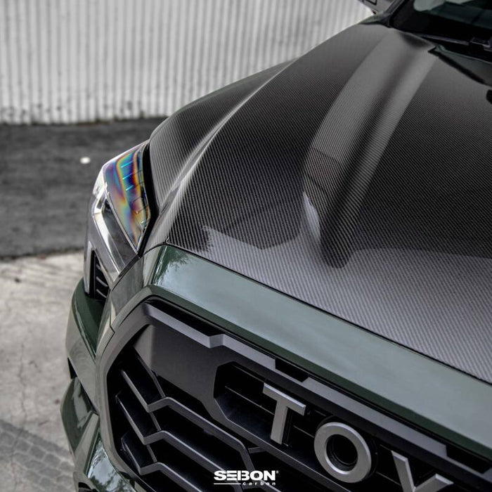 Seibon OE Style Carbon Fiber Hood 2022-2025 Toyota Tundra
