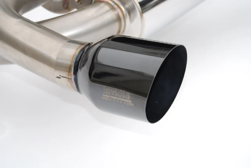Invidia 2022+ Nissan Z 70mm Gemini Cat Back Exhaust - Single Layer Black Tip