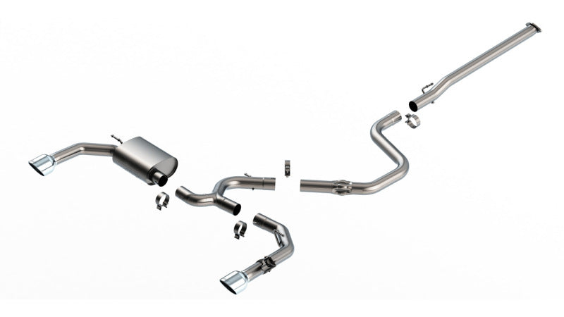 Borla 22-23 Hyundai Elantra N 2.0L 4 CYL. TURBO AT/MT ATAK Catback Exhaust Bright Chrome