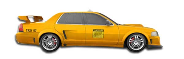 1998-2007 Ford Crown Victoria Duraflex GT Concept Side Skirts Rocker Panels - 2 Piece